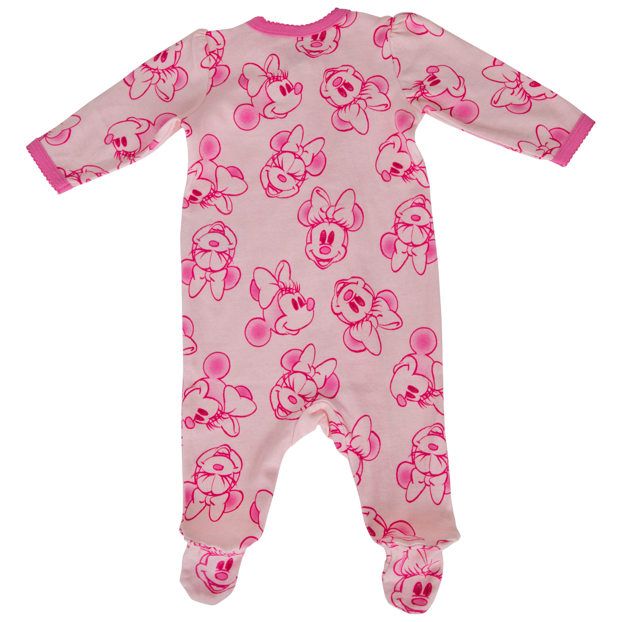 Disney Minnie Mouse Face All Over Print Infant Sleeper